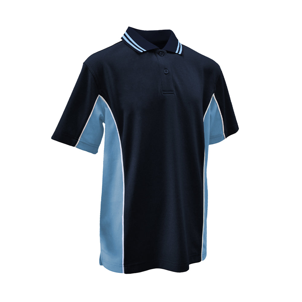 Aeroplus Contrast Panel Short Sleeve Polo Shirt - AIRLIE