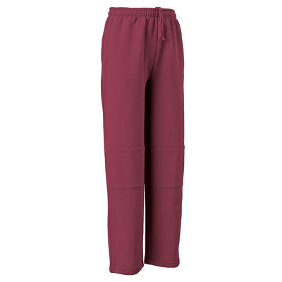 Double Knee Straight Leg Track Pants - AUBURN