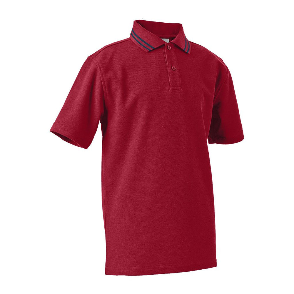 Short Sleeve Polo Shirt with Striped Collar  CHILD - JERVIS
